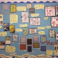 Working wall. Class artists study, Year 6